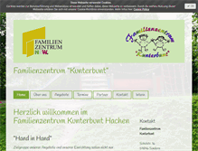 Tablet Screenshot of familienzentrum-kunterbunt.de